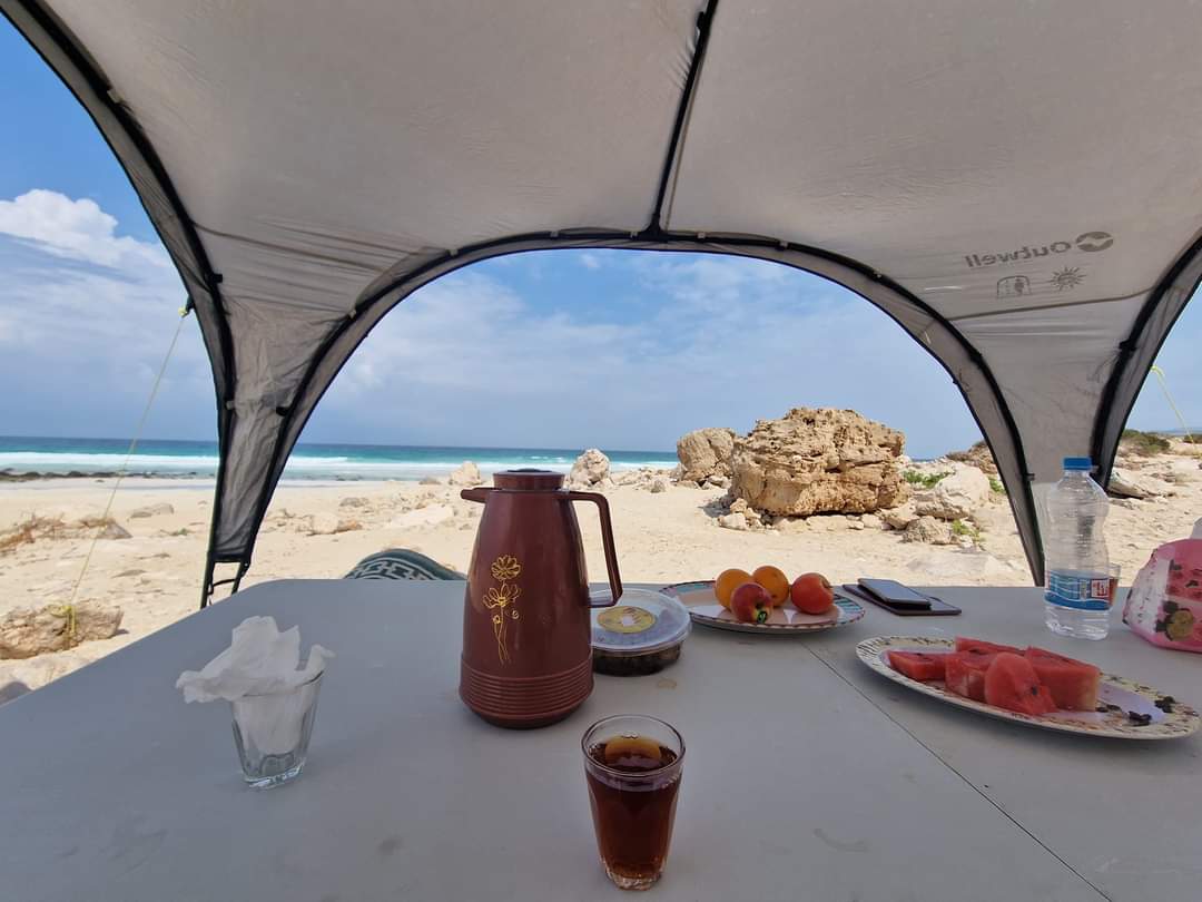 Lunch on the beach in Socotra