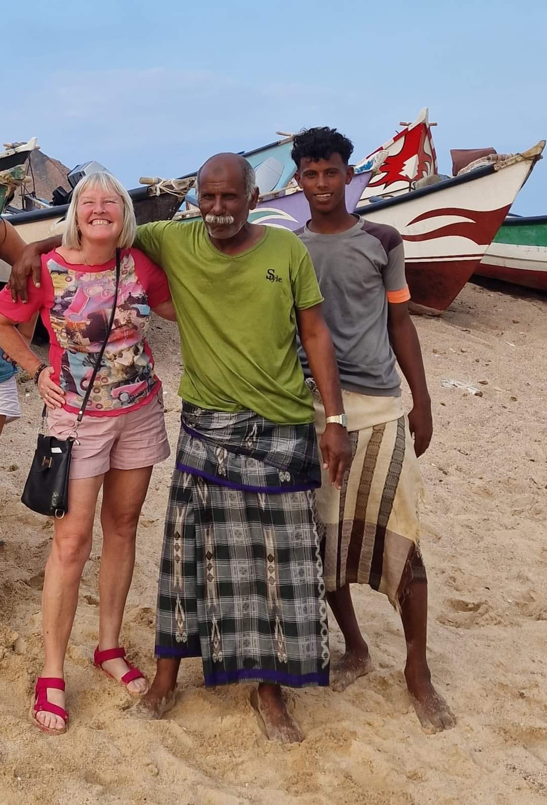 Me with local fishermen in Socotra