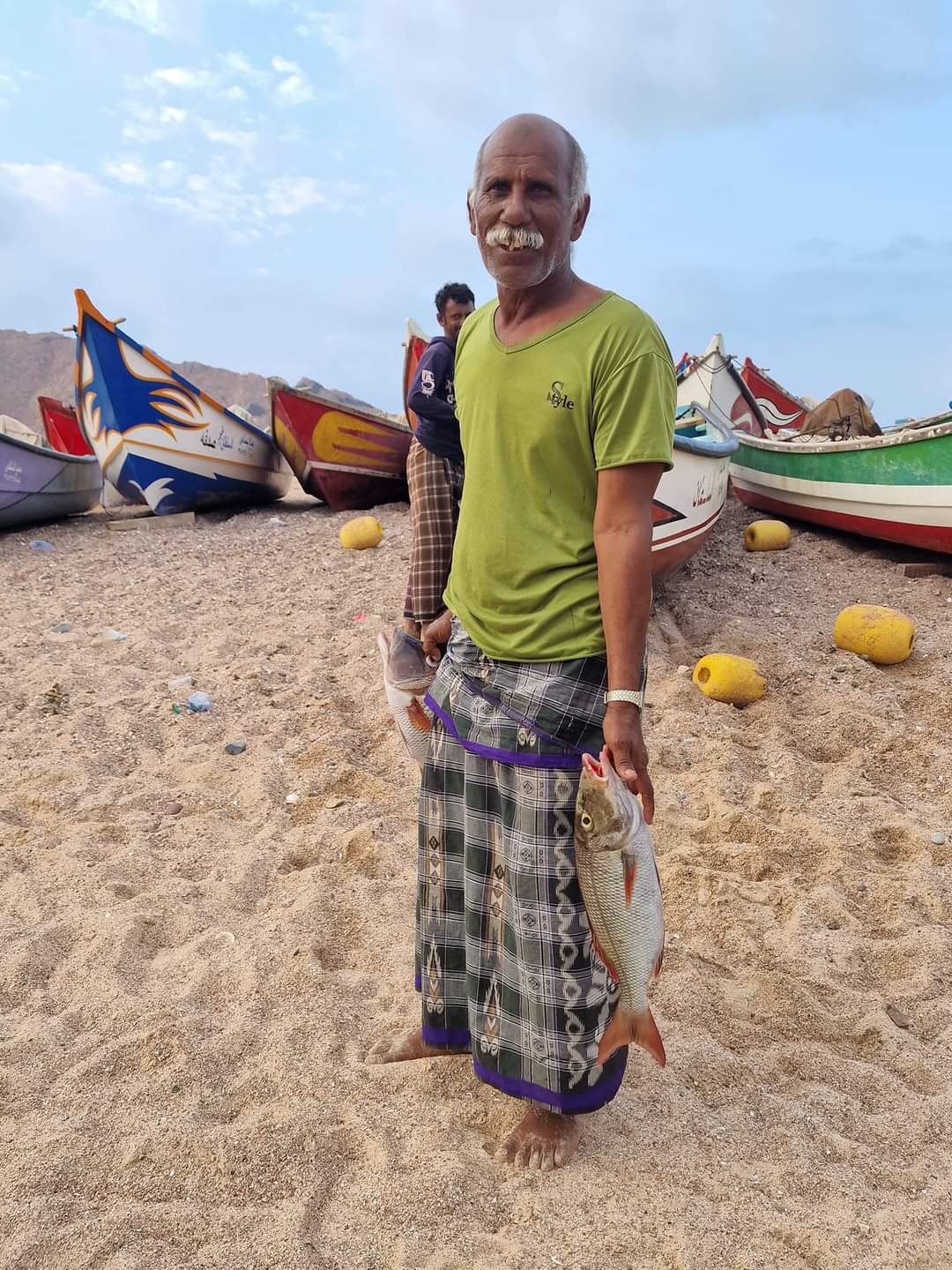 A local fisherman in Socotra