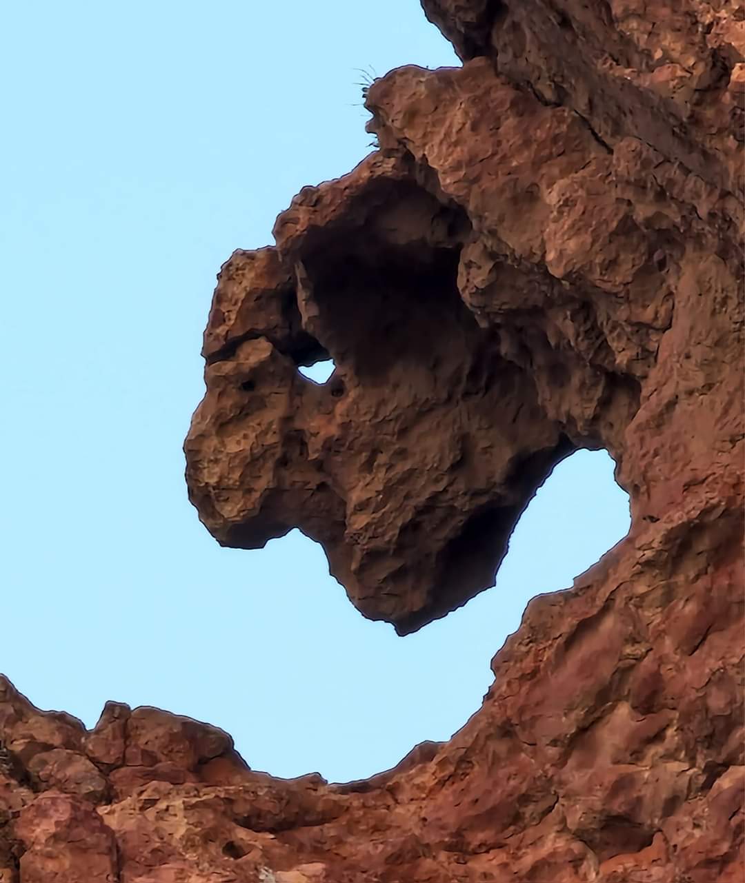 Interesting rock formation Socotra