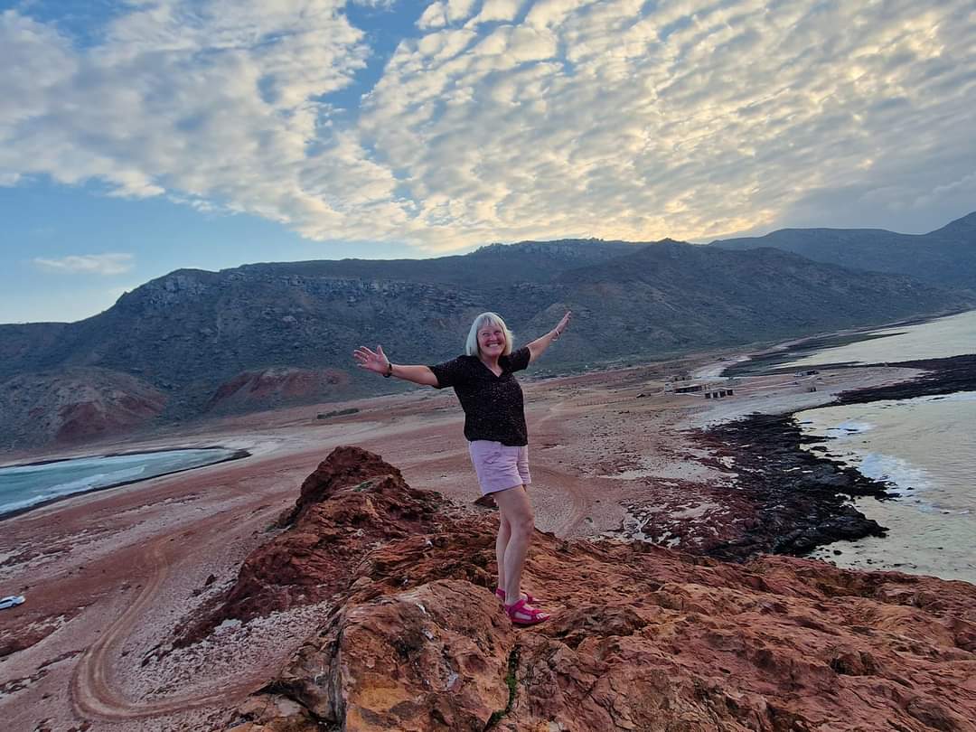 Me on top of a large rock in Socotra.