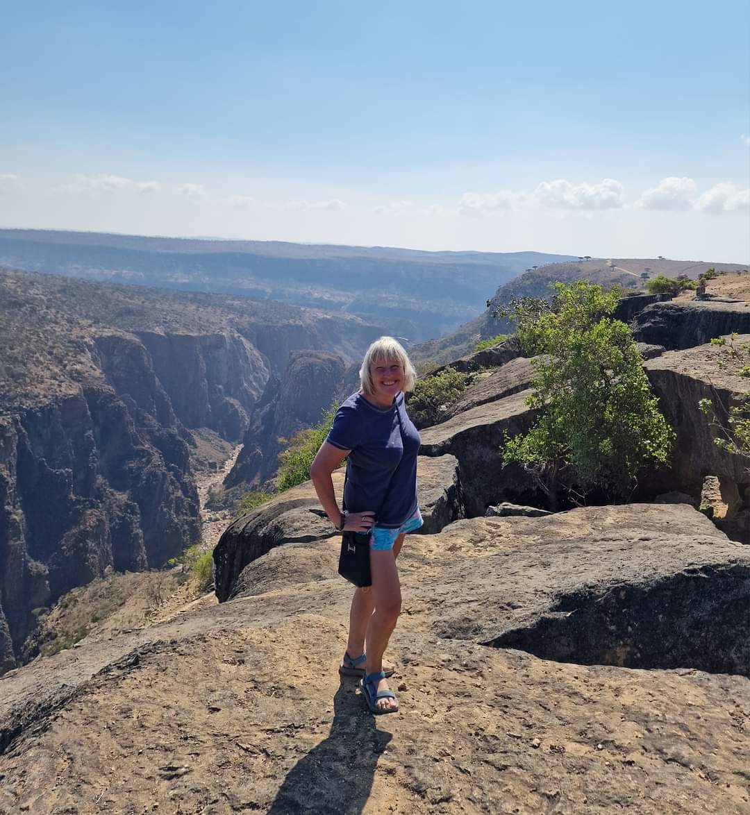 Me at Derher canyon Socotra