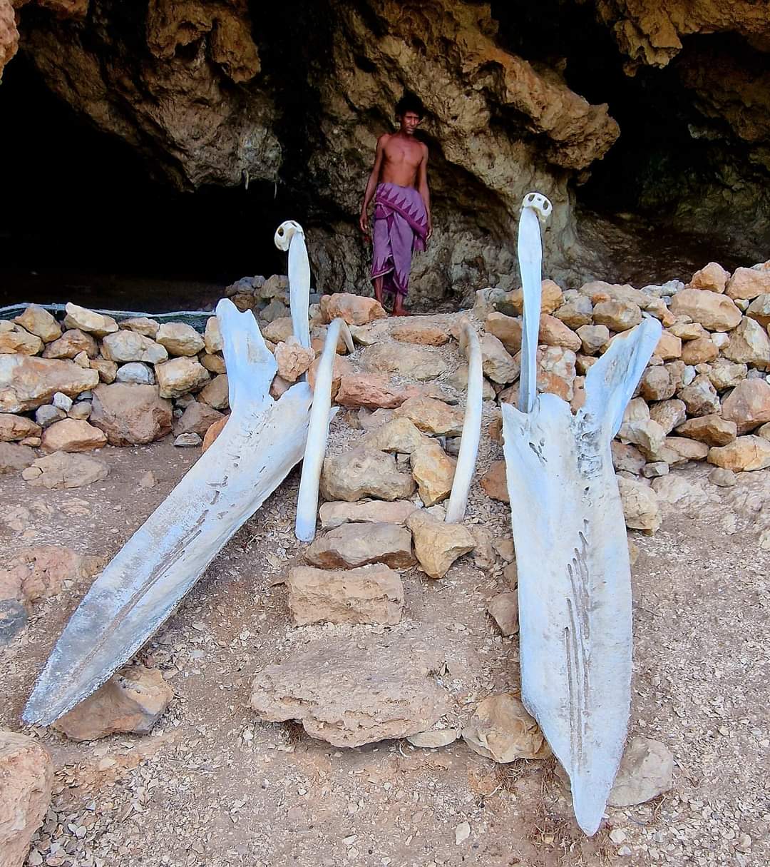 The caveman welcoming us in Socotra