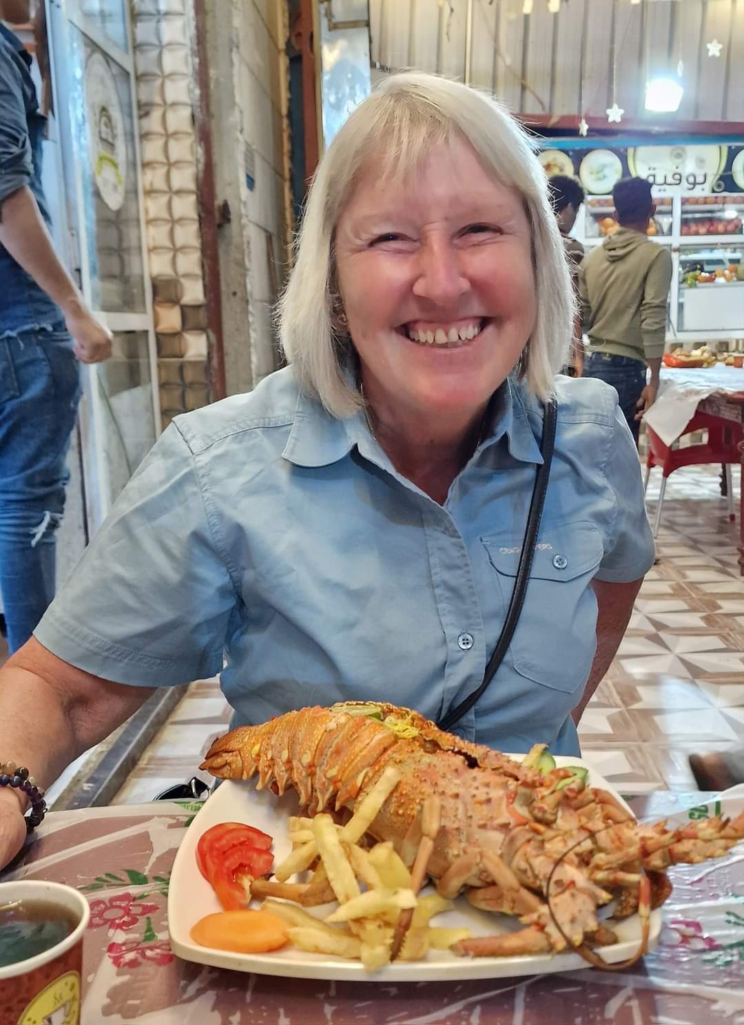 An enormous lobster in Socotra