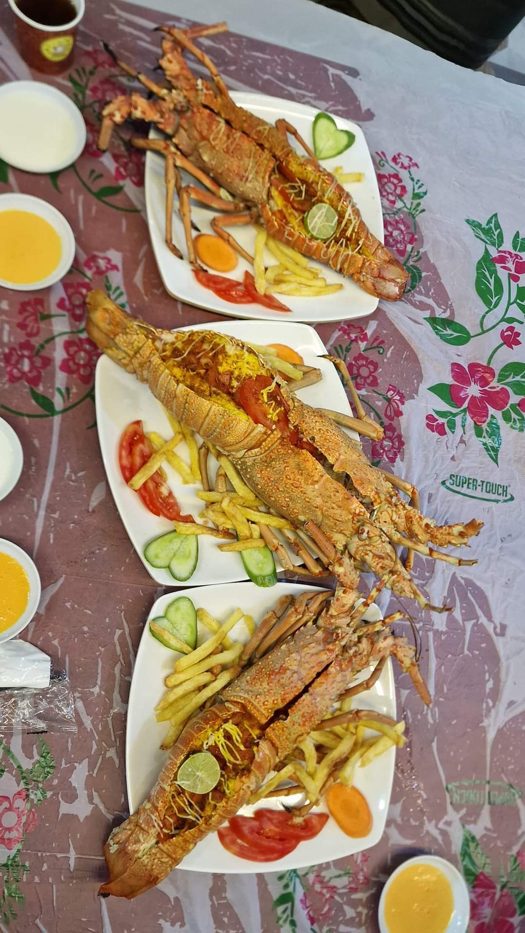 Our lobster dinner in Socotra