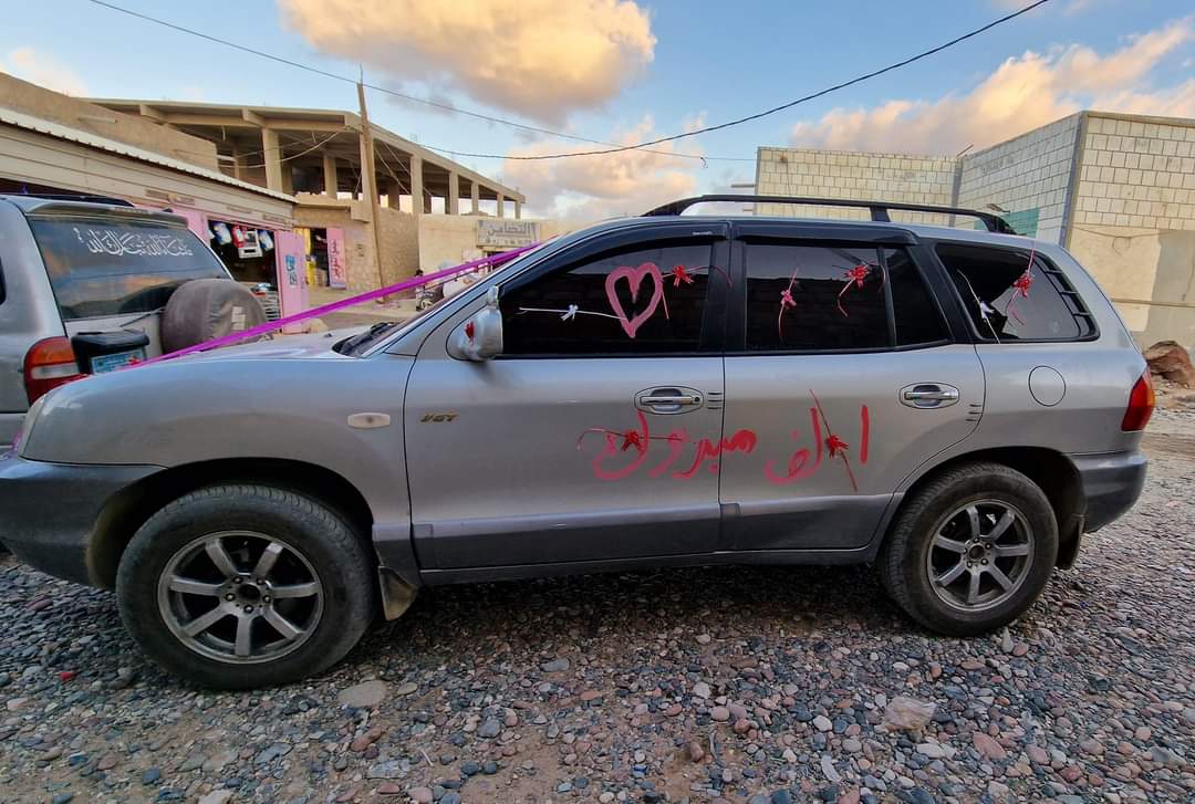 A wedding car in Socotra