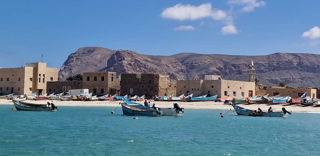 A fishing town in Socotra