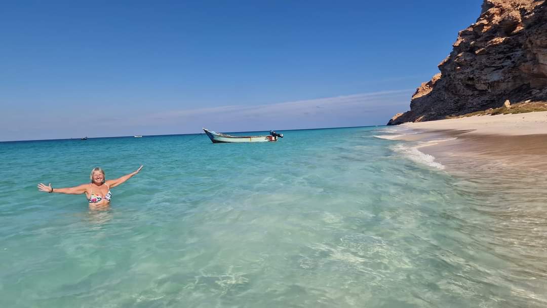 Me in the sea in Socotra