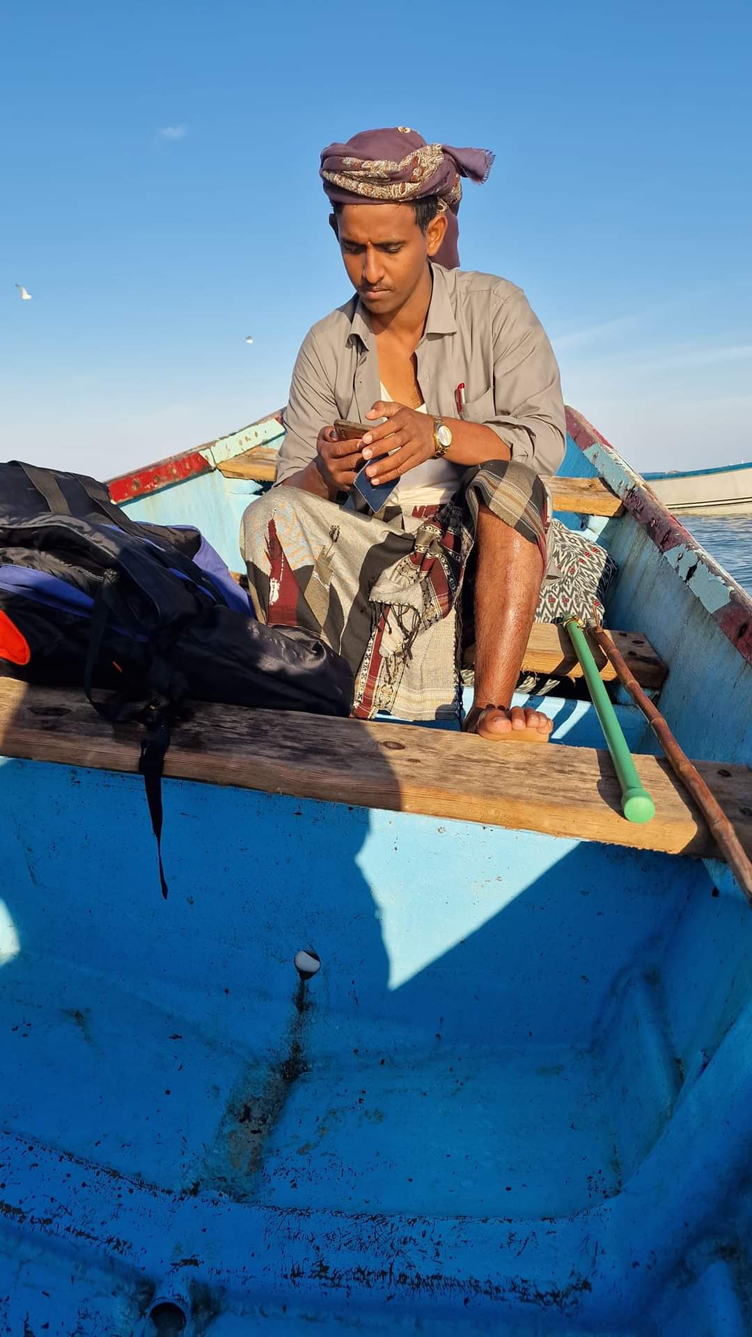 A boatman in Socatra