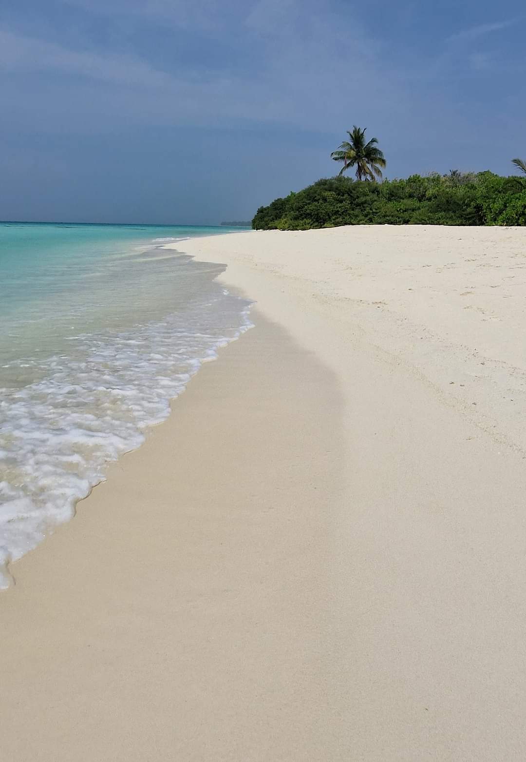 A beautiful beach in the Maldives