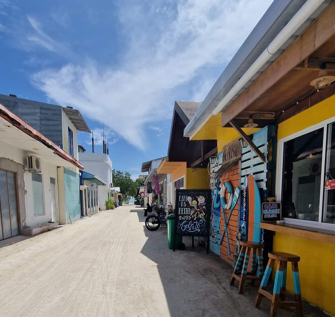 Maafushi in the Maldives