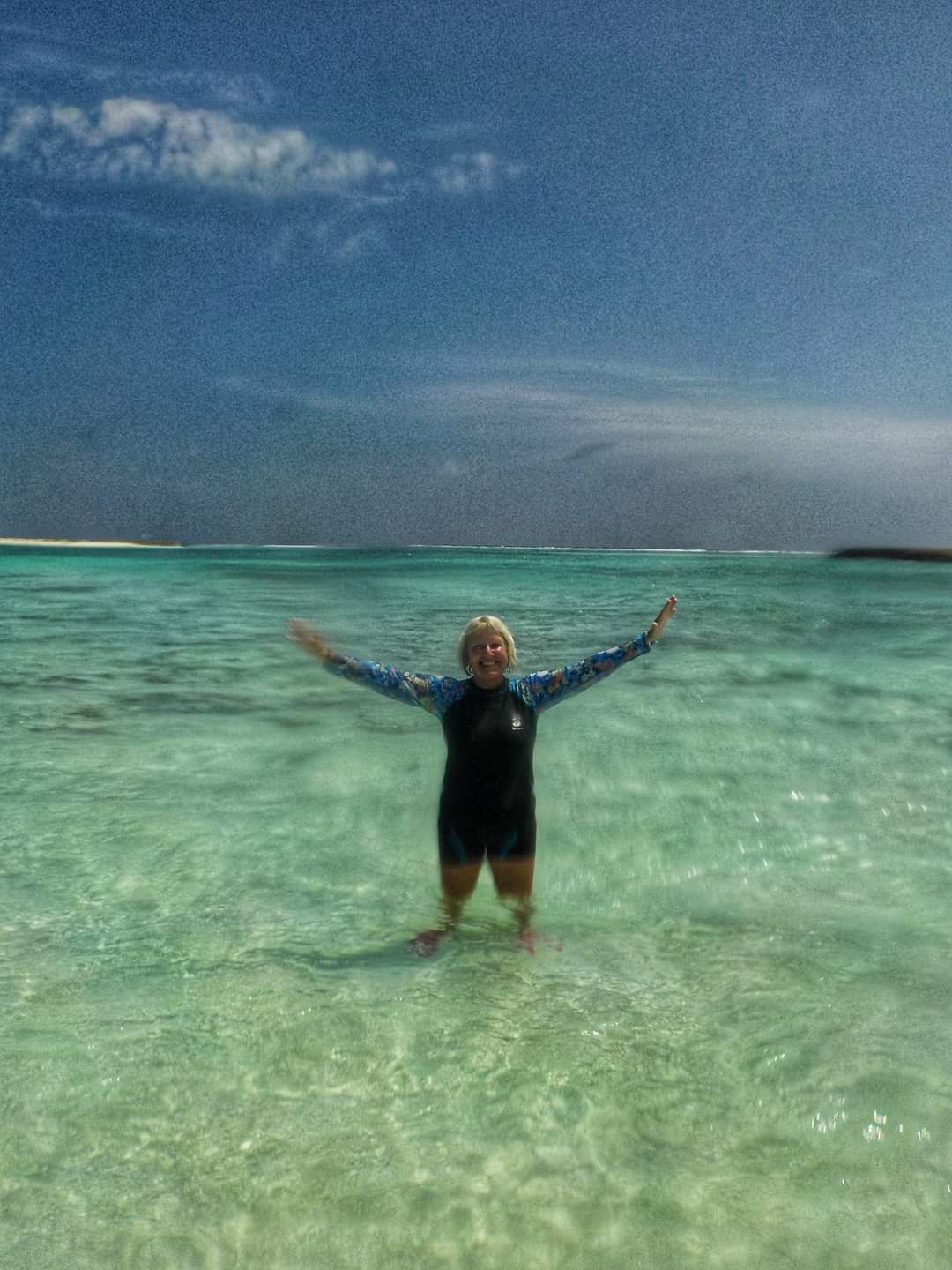 Sea by bikini beach in Maafushi